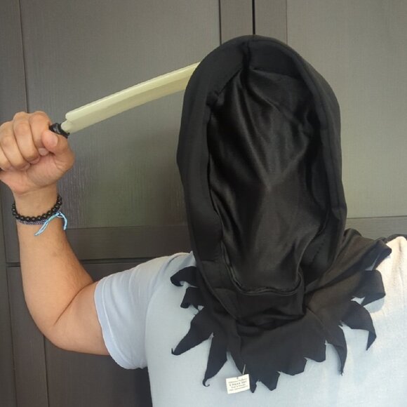 Adult Hooded Phantom Costume Accessory - One Size - Picture 2 of 2